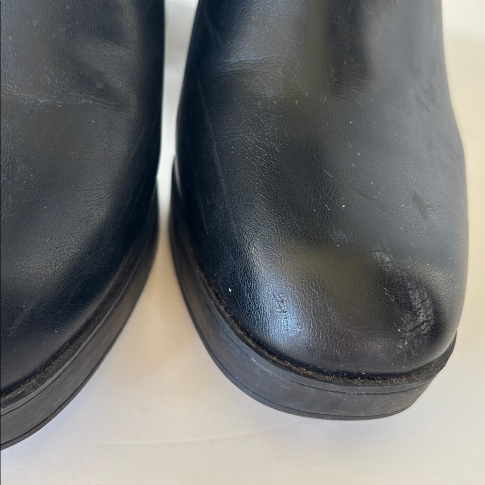 Mix No. 6 Women’s Black Heeled Boots Size 8.5 Vegan Leather - Picture 3 of 13